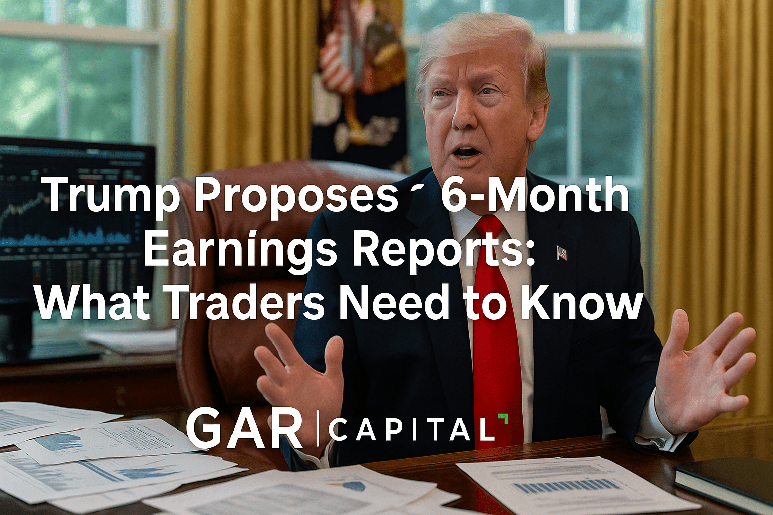 Trump Proposes 6-Month Earnings Reports: What Traders Need to Know