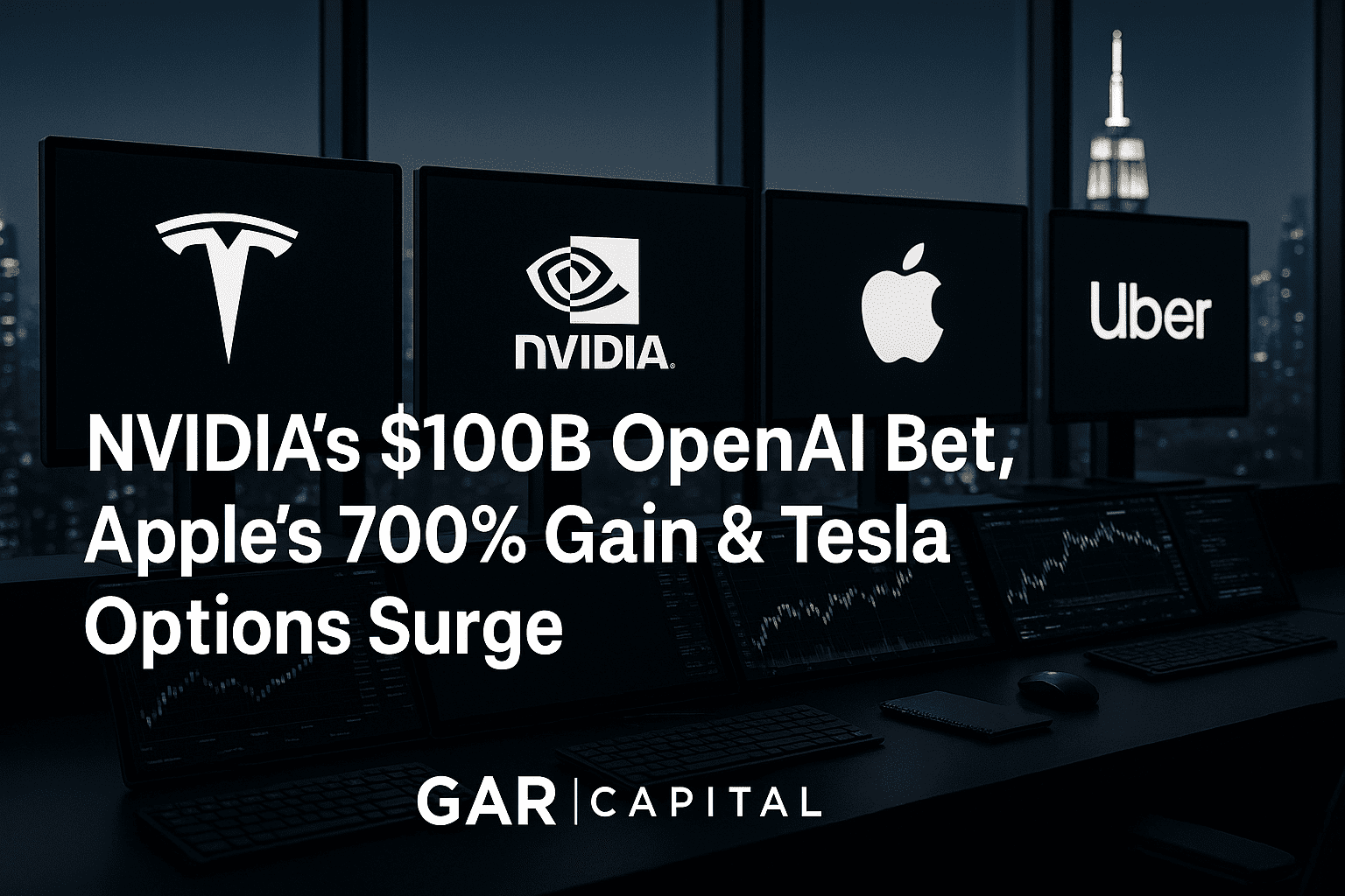 Trading Recap: NVIDIA’s $100B OpenAI Bet, Apple’s 700% Gain & Tesla Options Surge