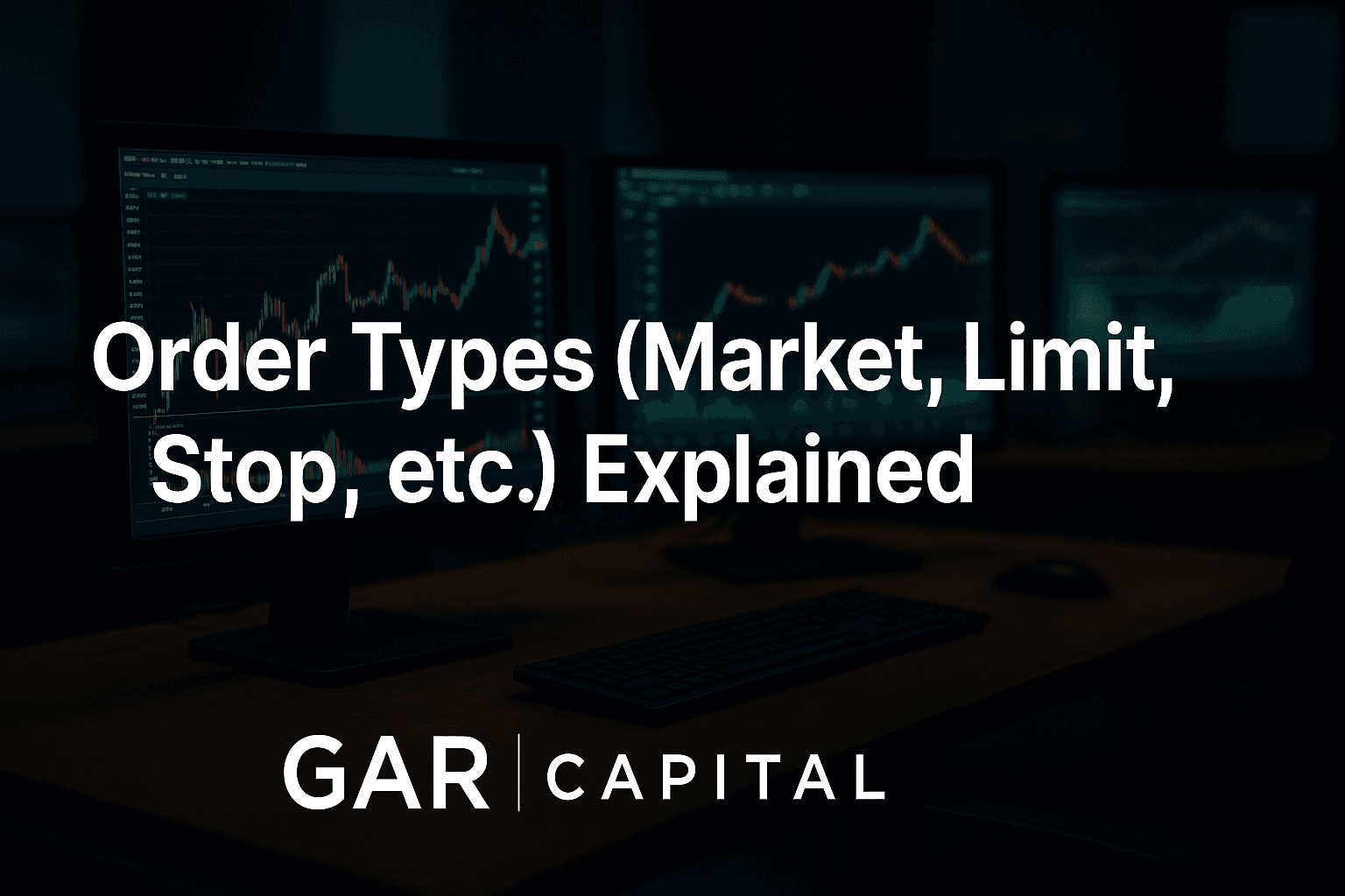 Order Types Explained: Market, Limit, Stop, and Trailing Stops for Beginners
