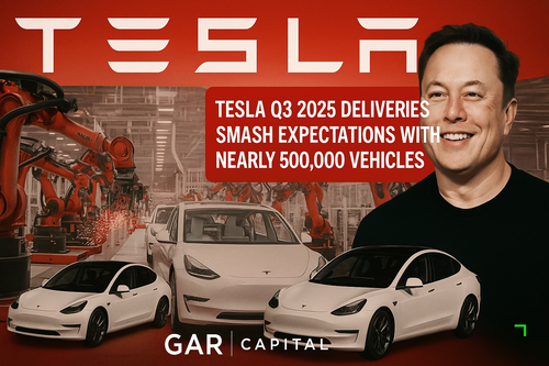Tesla Q3 2025 Deliveries Smash Expectations with Nearly 500,000 Vehicles