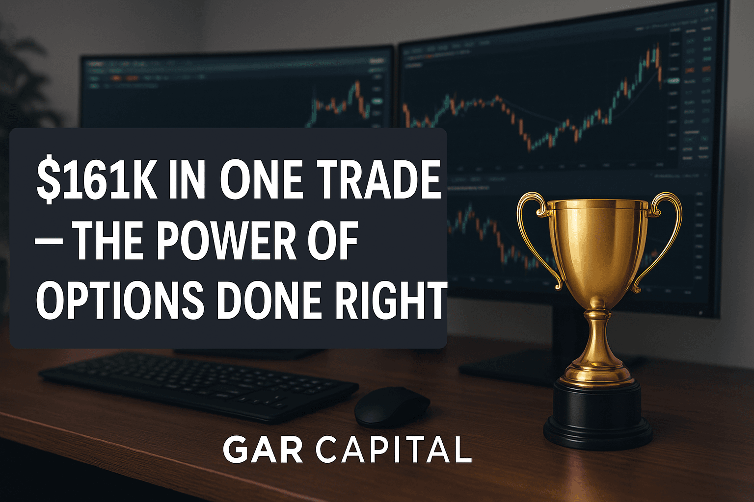 $161K in One Trade — The Power of Options Done Right