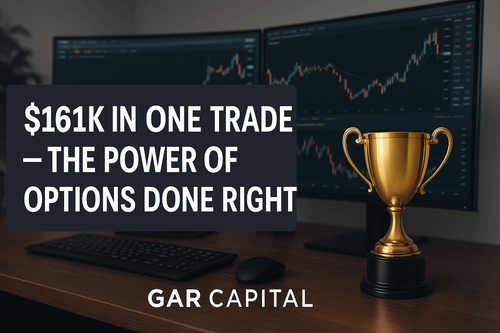 $161K in One Trade — The Power of Options Done Right