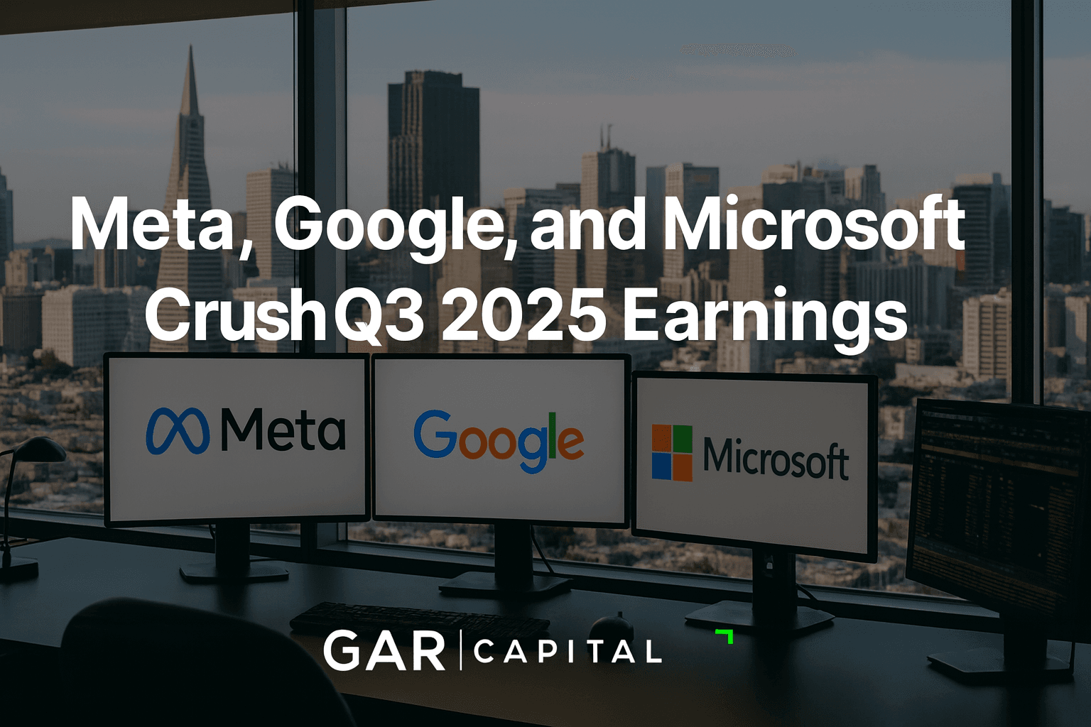 Meta, Google, and Microsoft Crush Q3 2025 Earnings — Big Tech’s AI Bets Pay Off