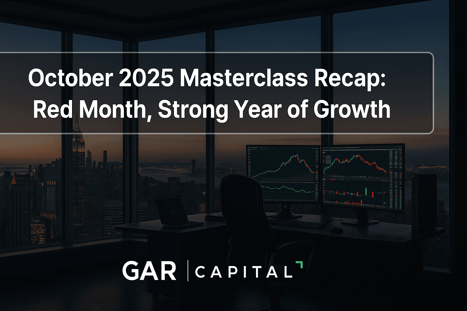October 2025 Masterclass Recap: Red Month, Strong Year of Growth