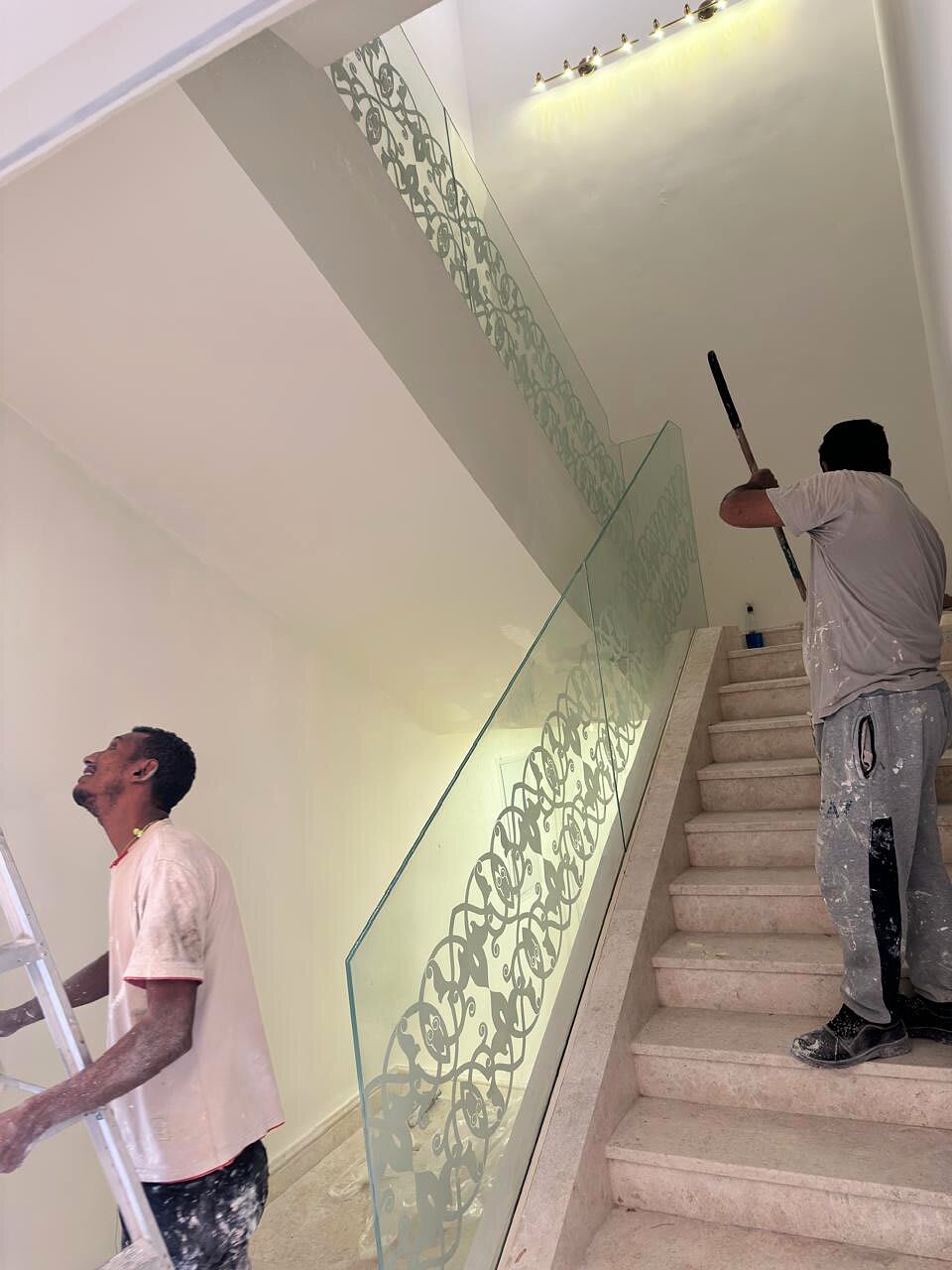 Glass Balustrades & Staircases — GPR Aluminum & Glass project, Abu Dhabi