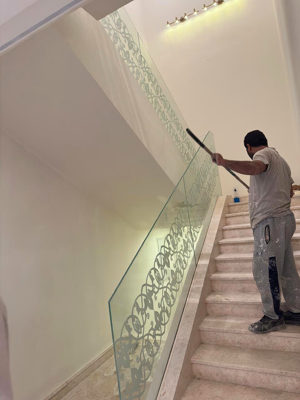 Glass Balustrades & Staircases — GPR Aluminum & Glass project, Abu Dhabi