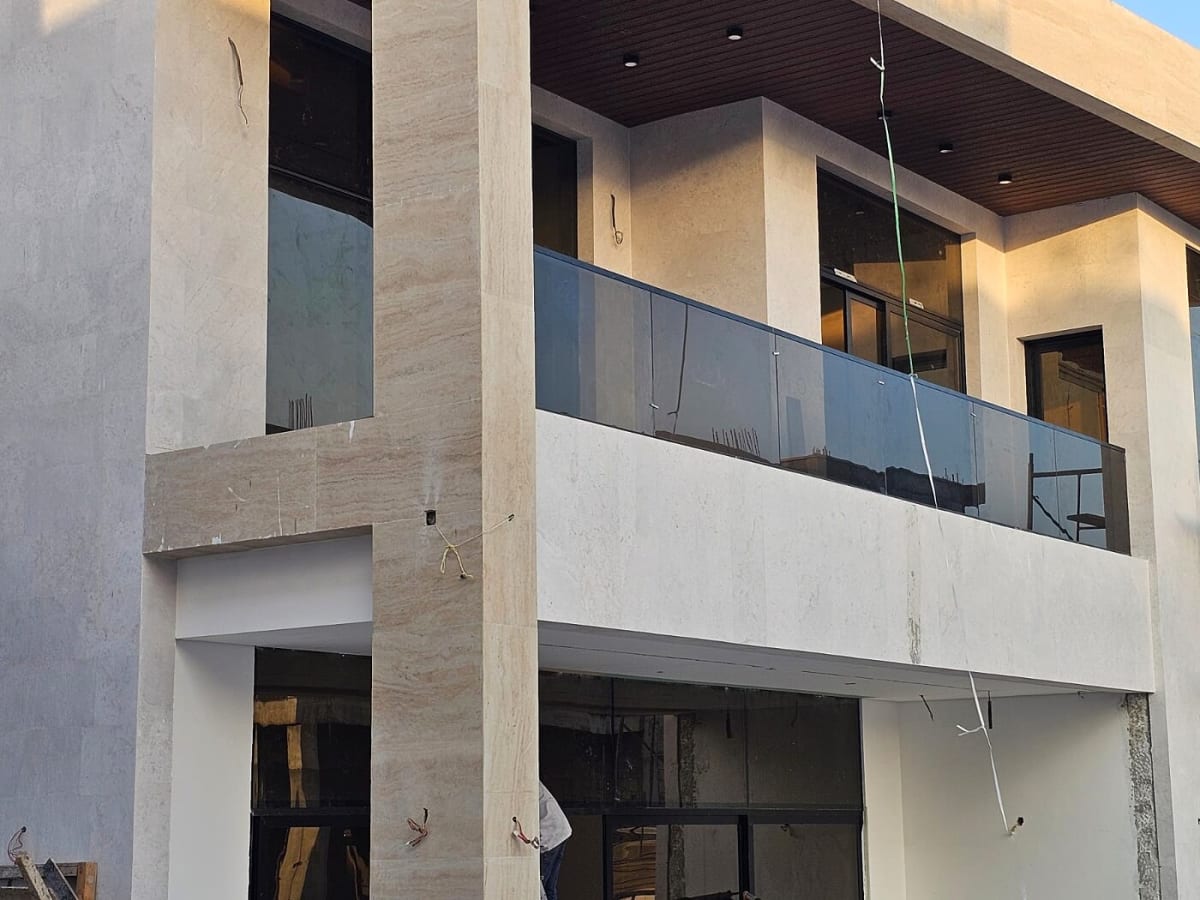 Glass Balustrades & Staircases — GPR Aluminum & Glass project, Abu Dhabi