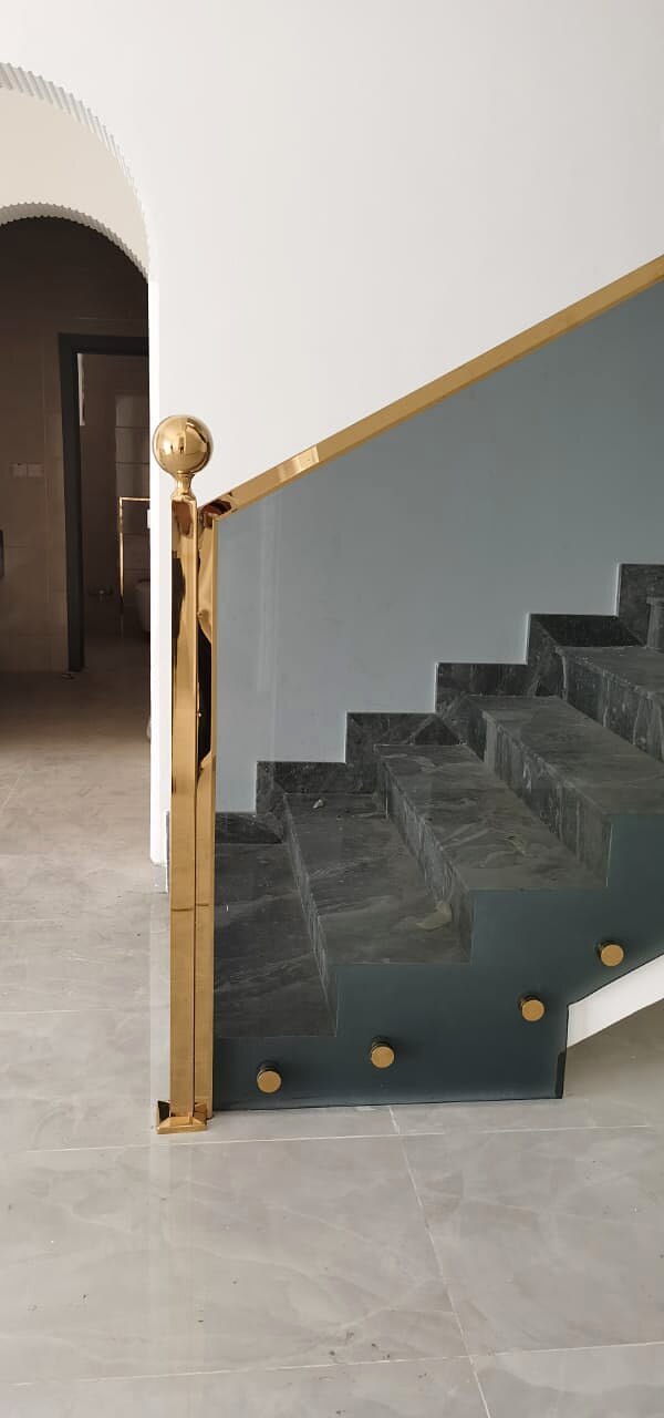 Glass Balustrades & Staircases — GPR Aluminum & Glass project, Abu Dhabi