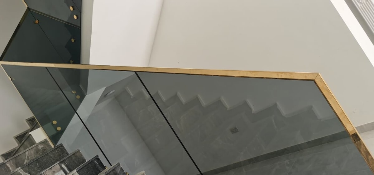 Glass Balustrades & Staircases — GPR Aluminum & Glass project, Abu Dhabi
