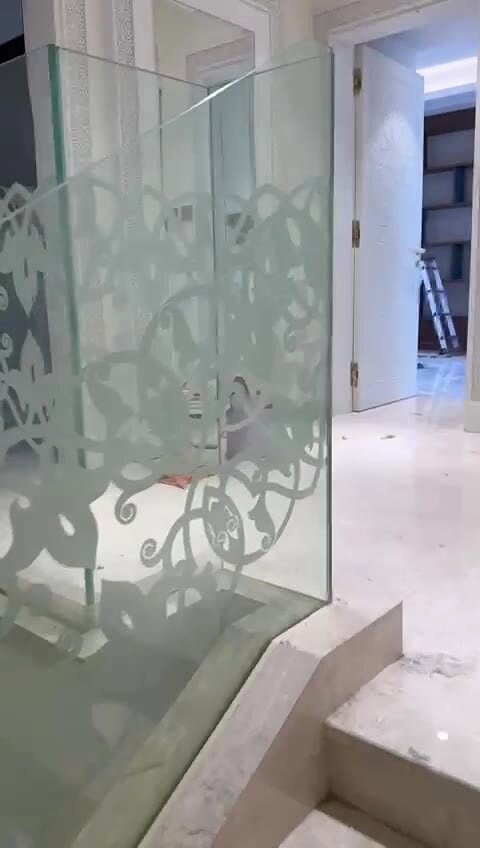 Glass Balustrades & Staircases — GPR Aluminum & Glass project, Abu Dhabi