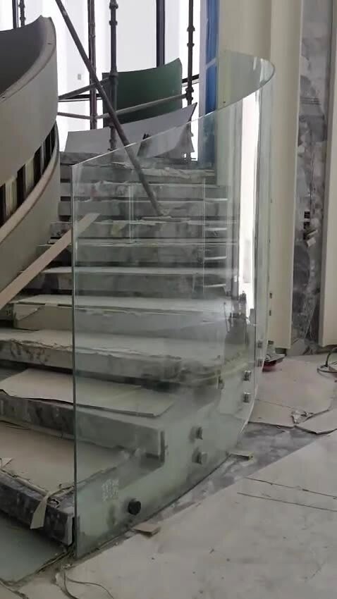 Glass Balustrades & Staircases — GPR Aluminum & Glass project, Abu Dhabi