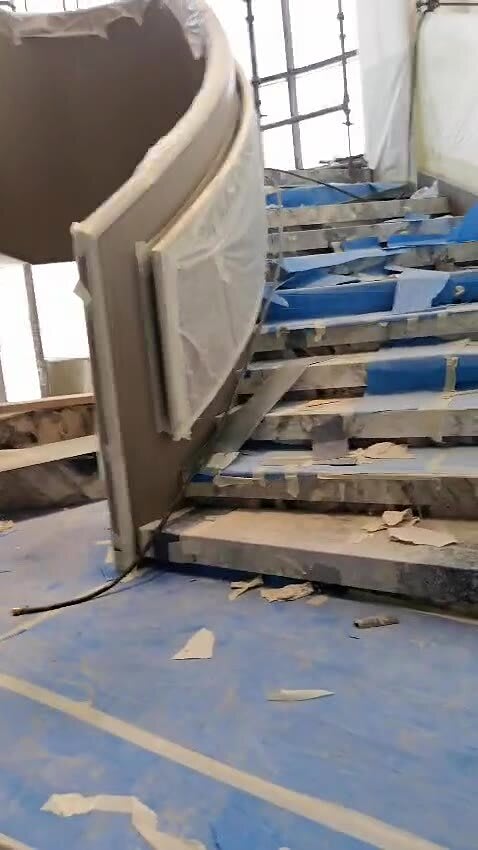 Glass Balustrades & Staircases — GPR Aluminum & Glass project, Abu Dhabi