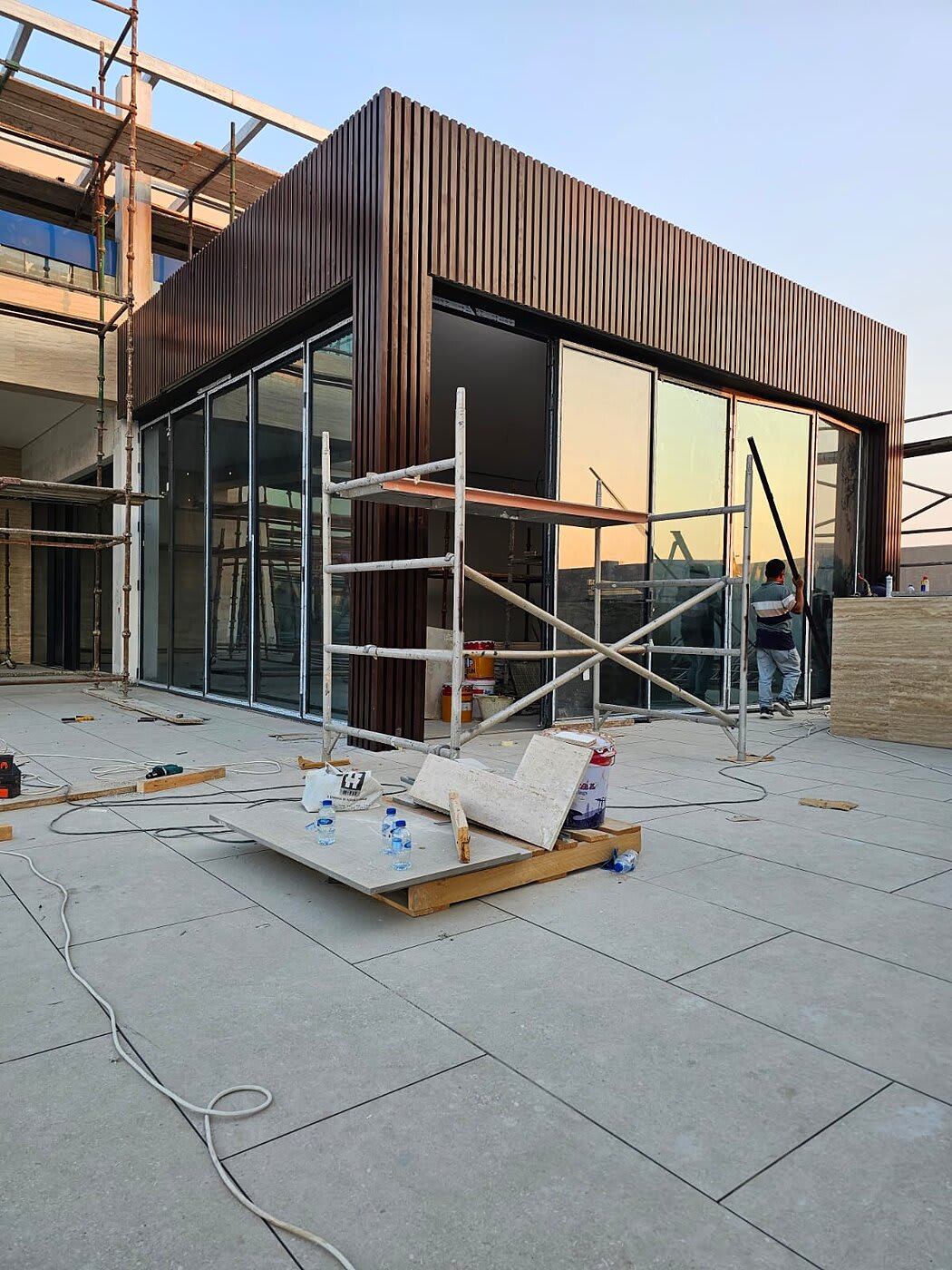 Cladding, Pergolas & Canopies — GPR Aluminum & Glass project, Abu Dhabi