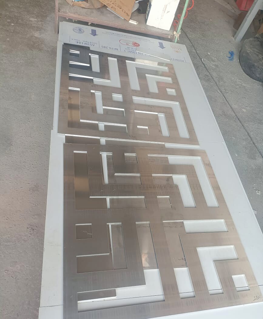 Decorative CNC-Cut Panels — GPR Aluminum & Glass project, Abu Dhabi