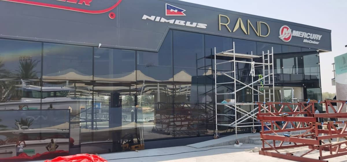 Curtain Walls & Shopfronts — GPR Aluminum & Glass project, Abu Dhabi