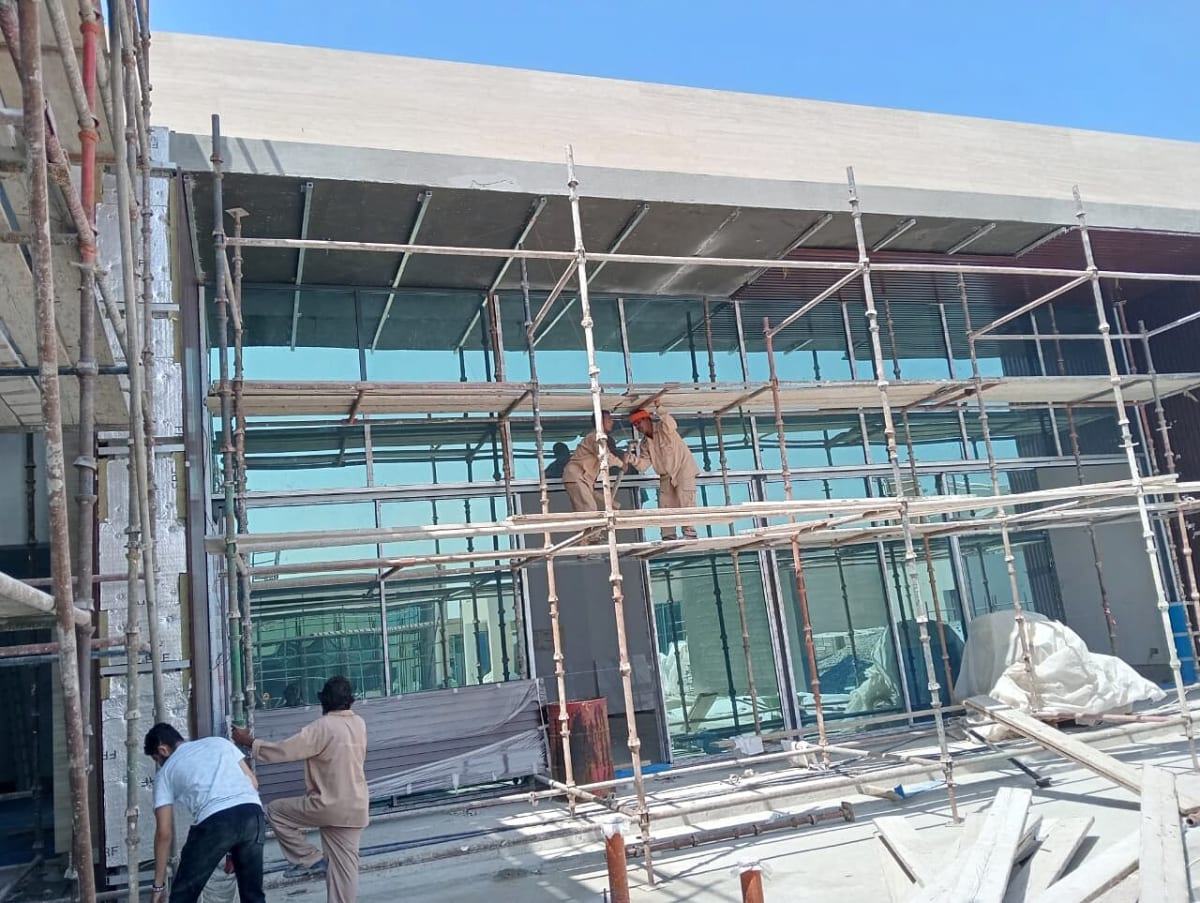 Curtain Walls & Shopfronts — GPR Aluminum & Glass project, Abu Dhabi