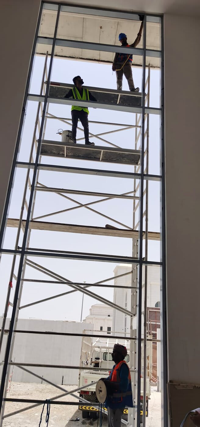 Curtain Walls & Shopfronts — GPR Aluminum & Glass project, Abu Dhabi