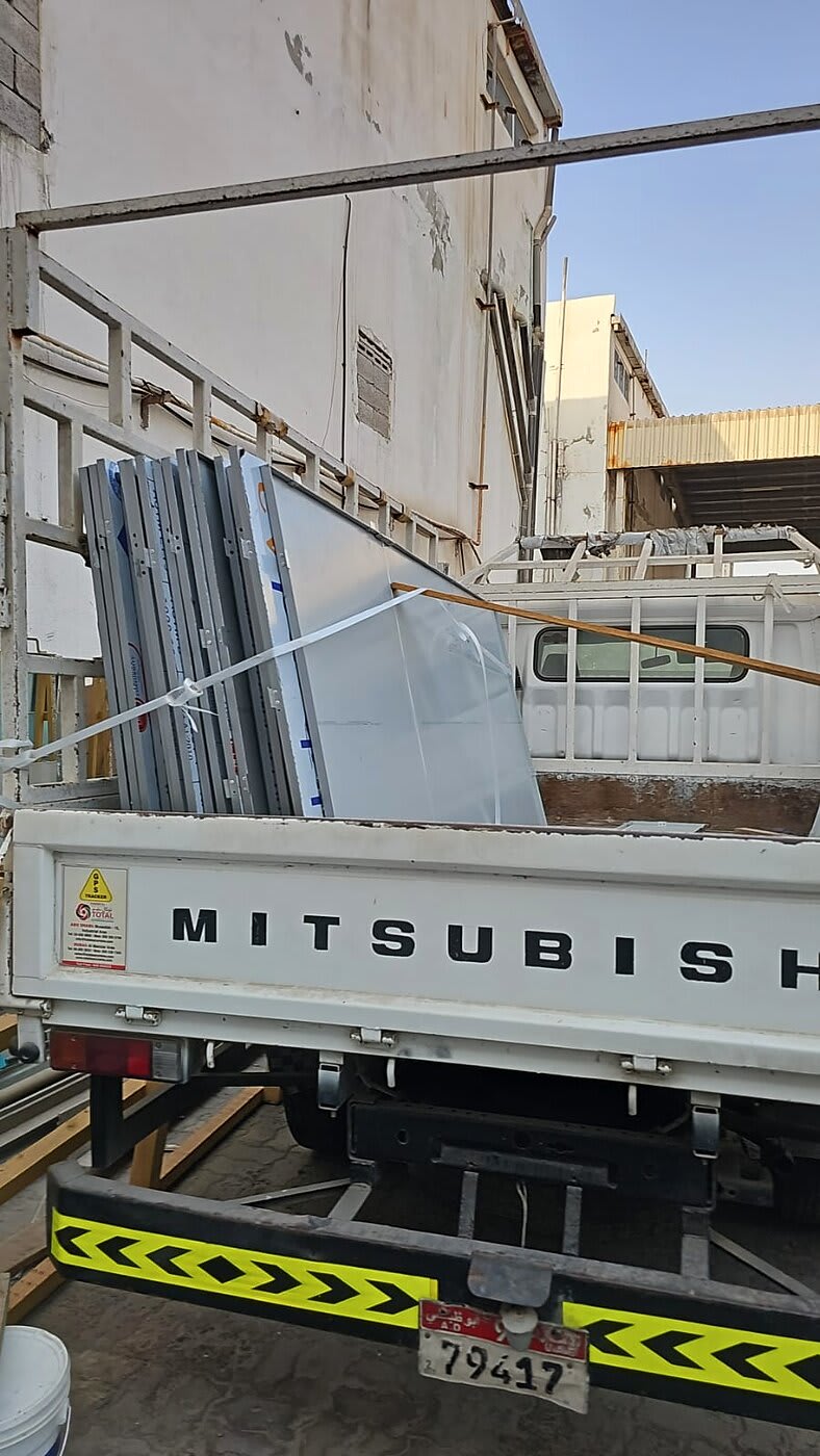 In-House Fabrication — GPR Aluminum & Glass project, Abu Dhabi