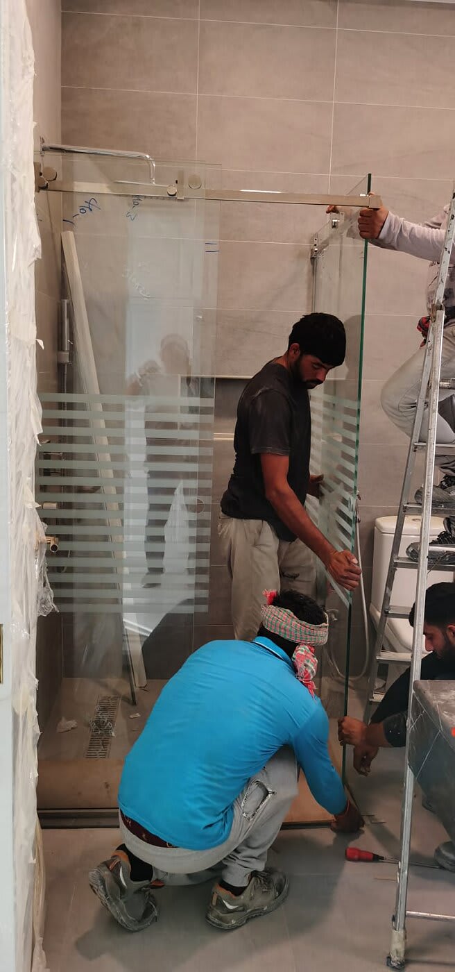 Interior Glass Partitions — GPR Aluminum & Glass project, Abu Dhabi