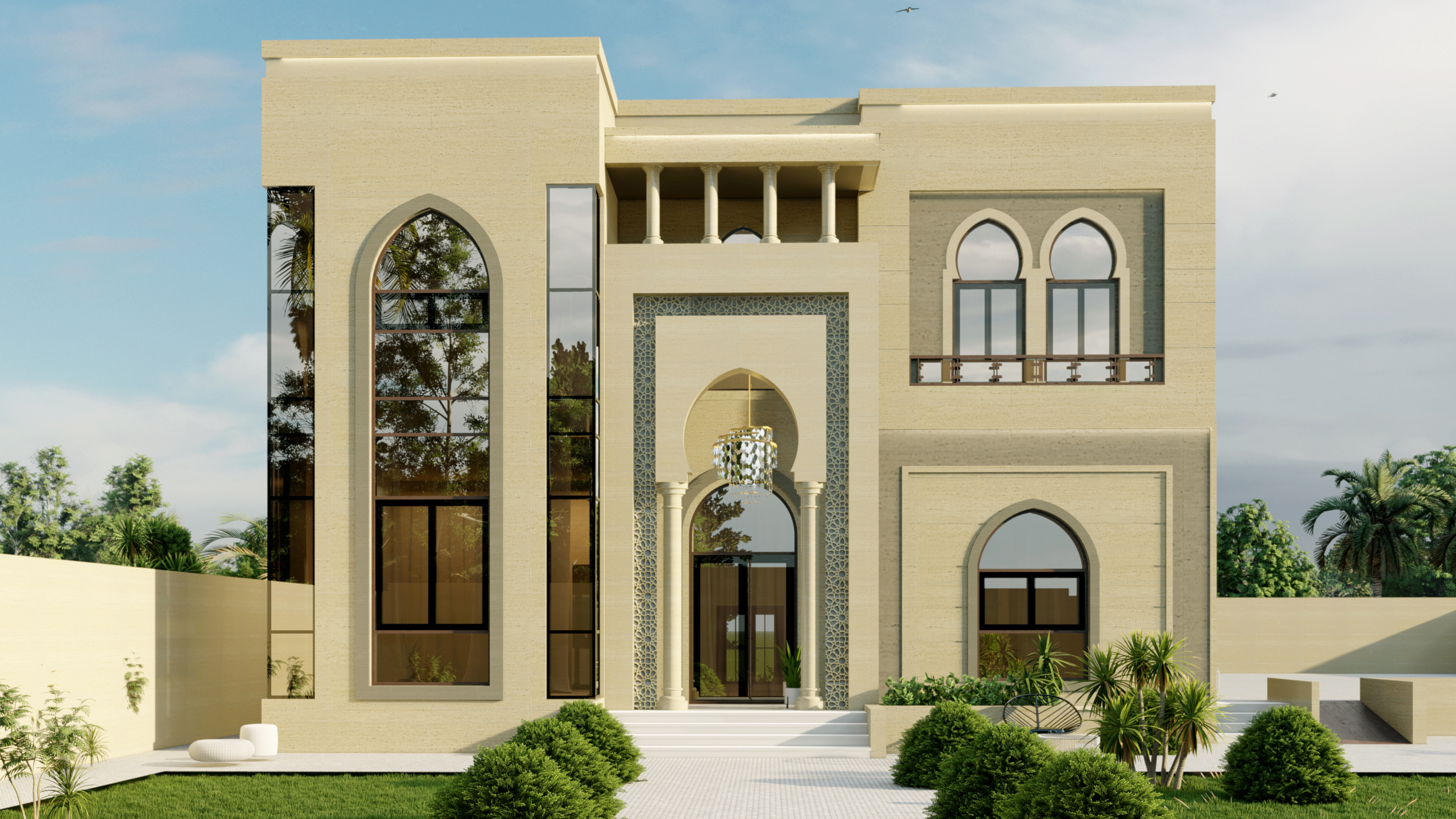 Residential Villa MEP Works site photo — Abu Dhabi, H.A.S.A.