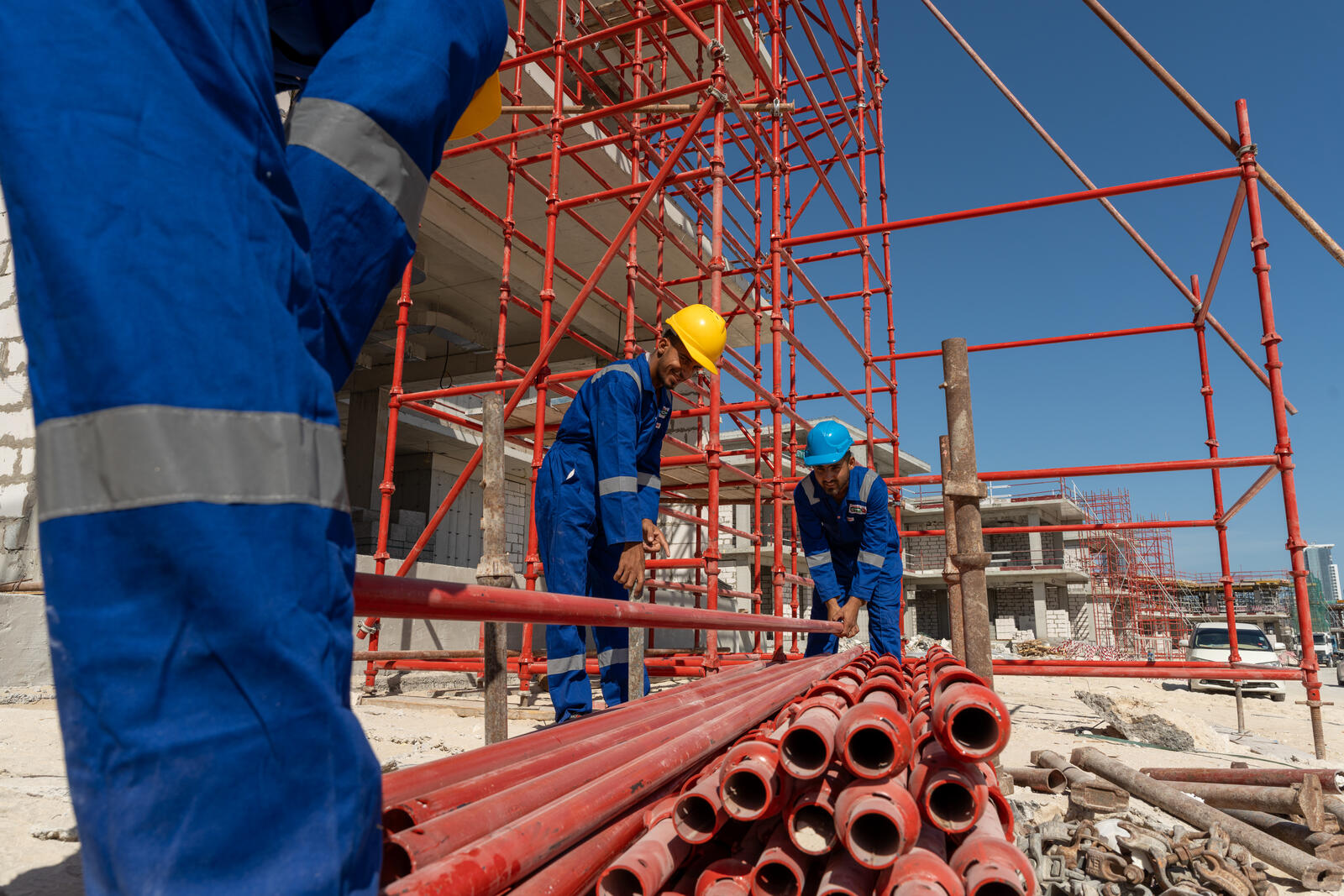 Green Power Revolution engineering team coordinating an Abu Dhabi project