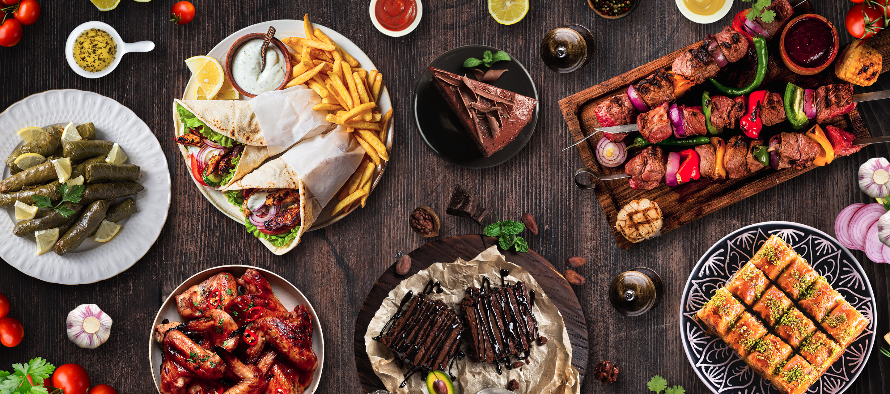 Hero background image of a delicious meal