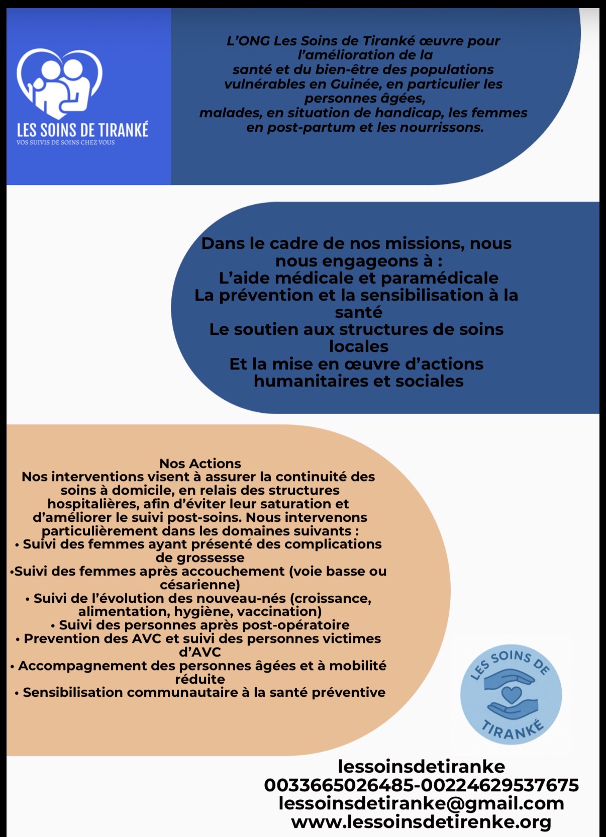 Les Soins de Tiranké - Équipe