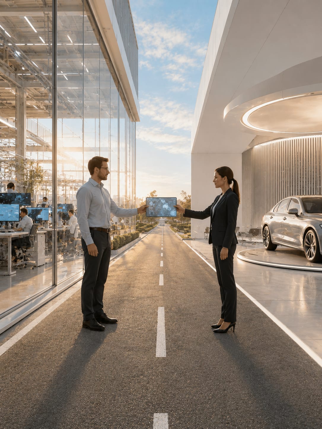 Automotive OEM dealer support case study visual