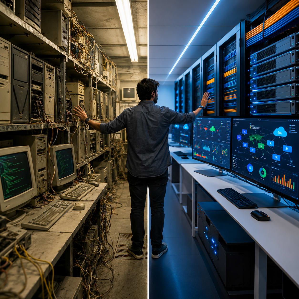 Application modernization — strangler-fig migration and monolith decomposition