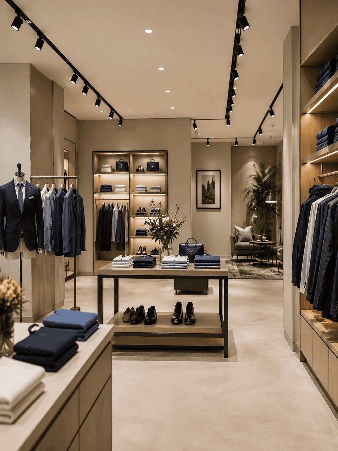 luxury menswear store.