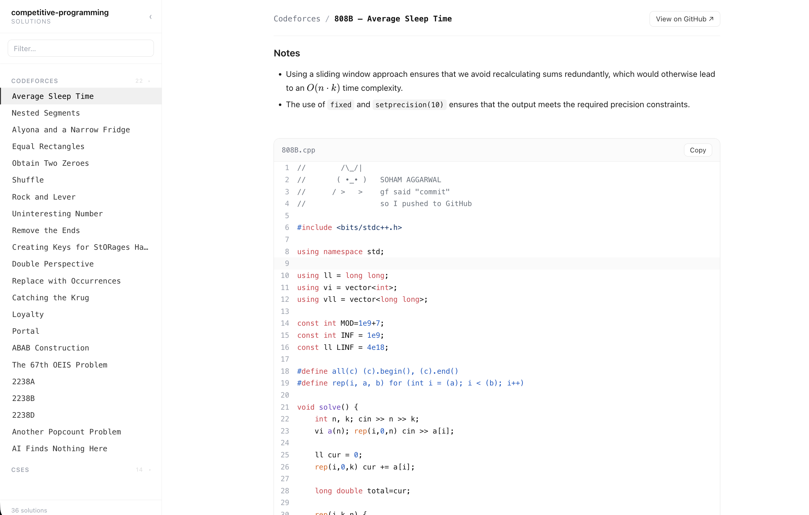 Competitive Programming Solutions preview
