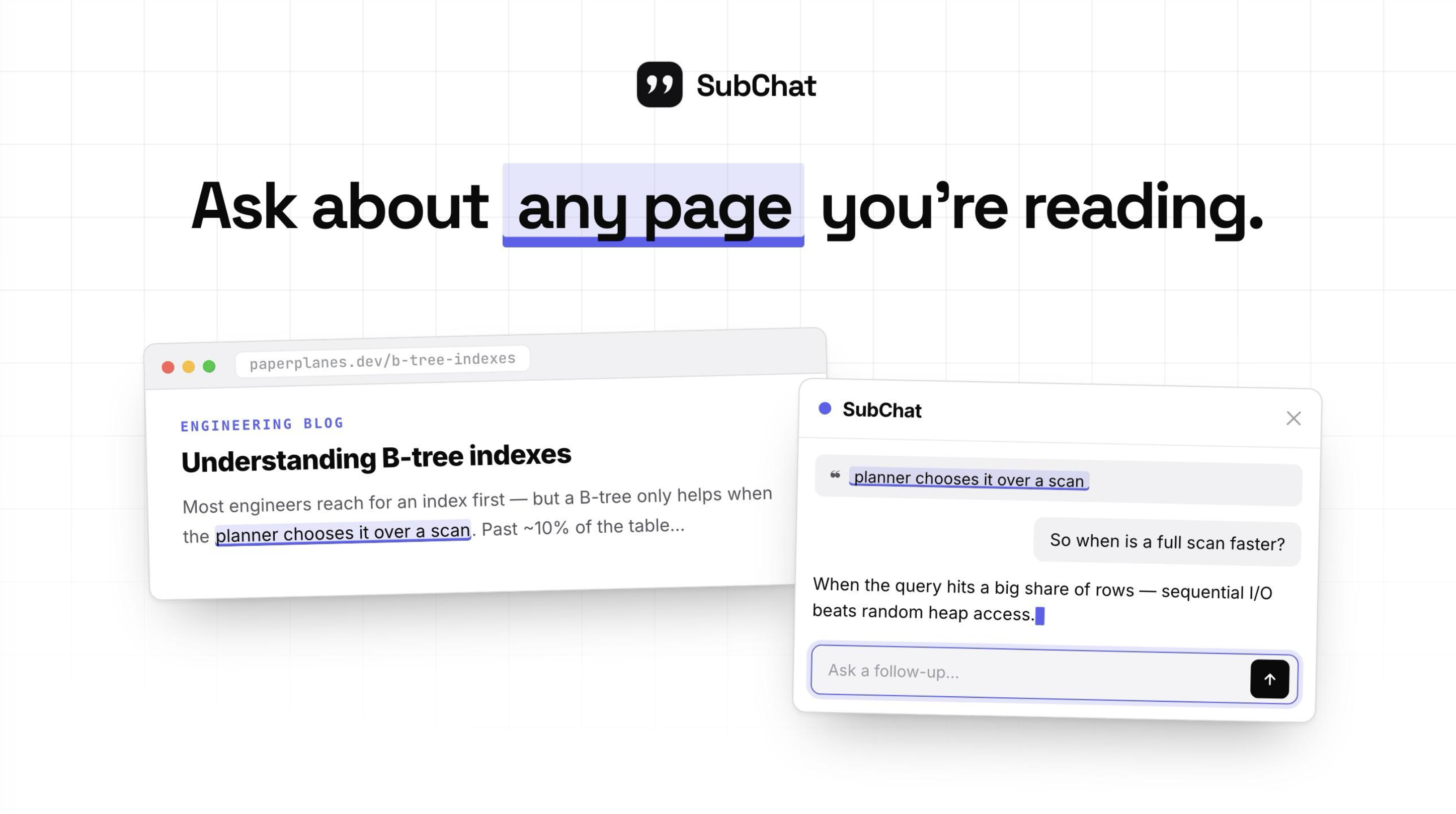 SubChat preview