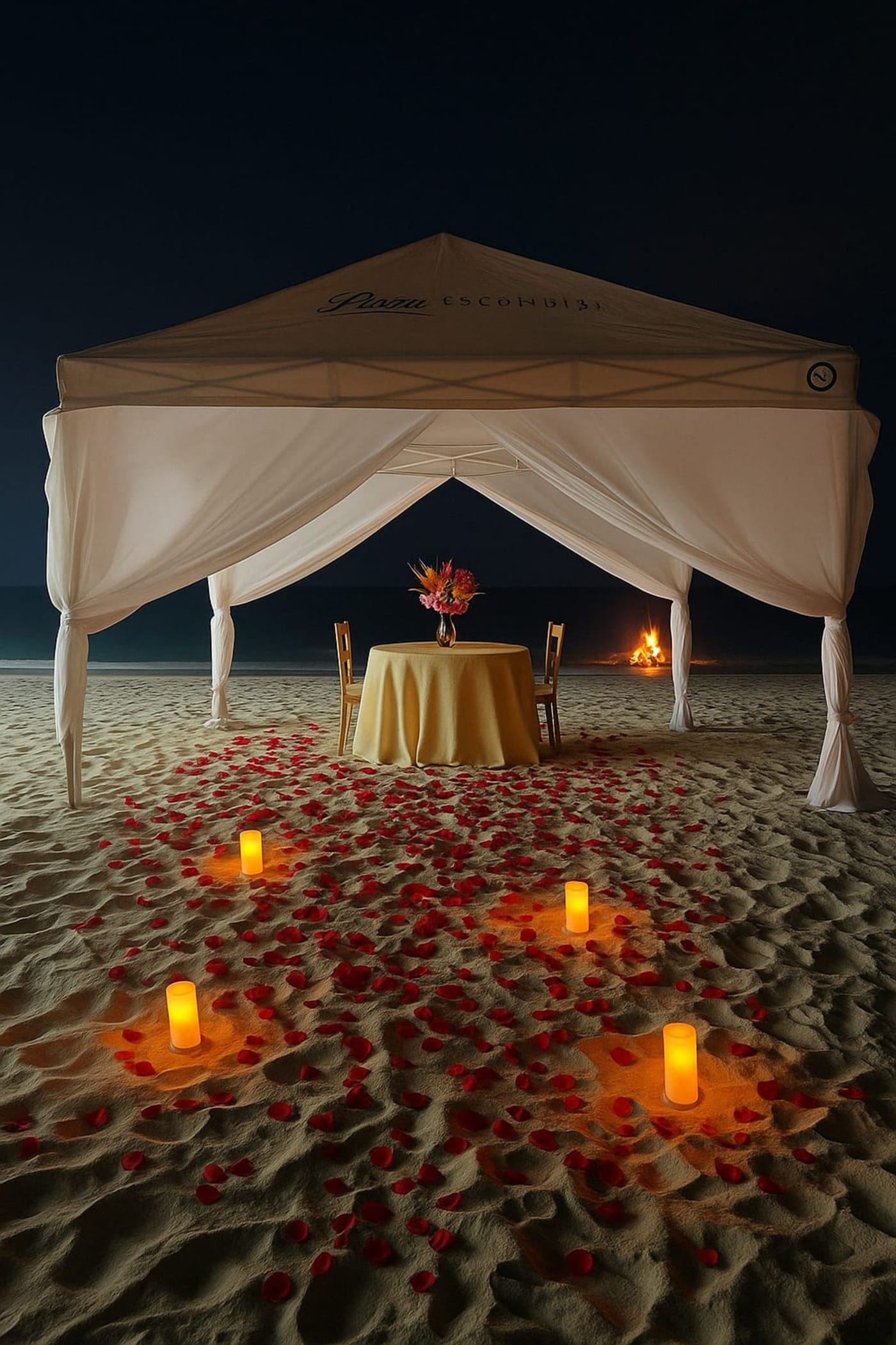 Romantic Dinner Setup