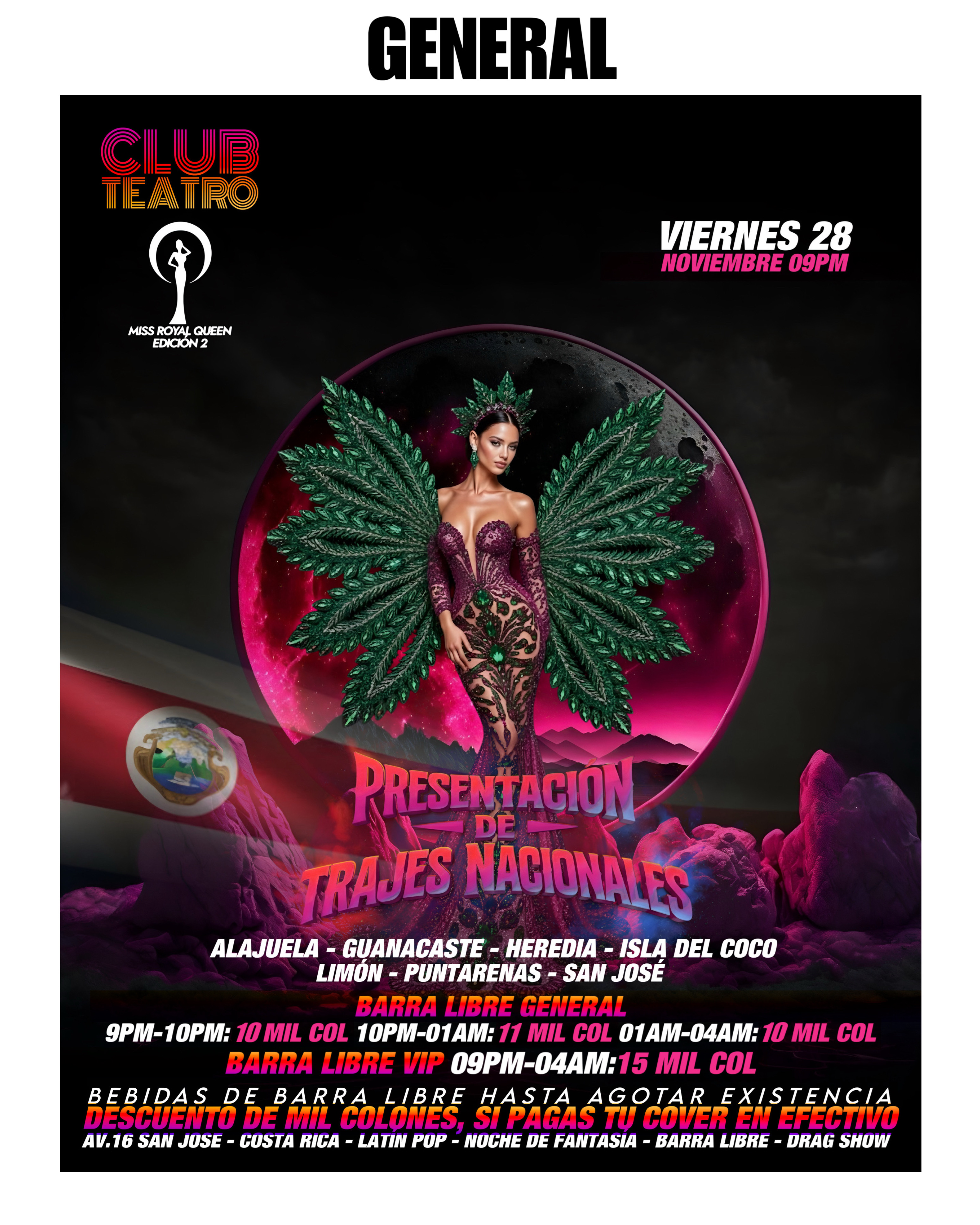 GENERAL - NOCHE TRAJE NACIONAL