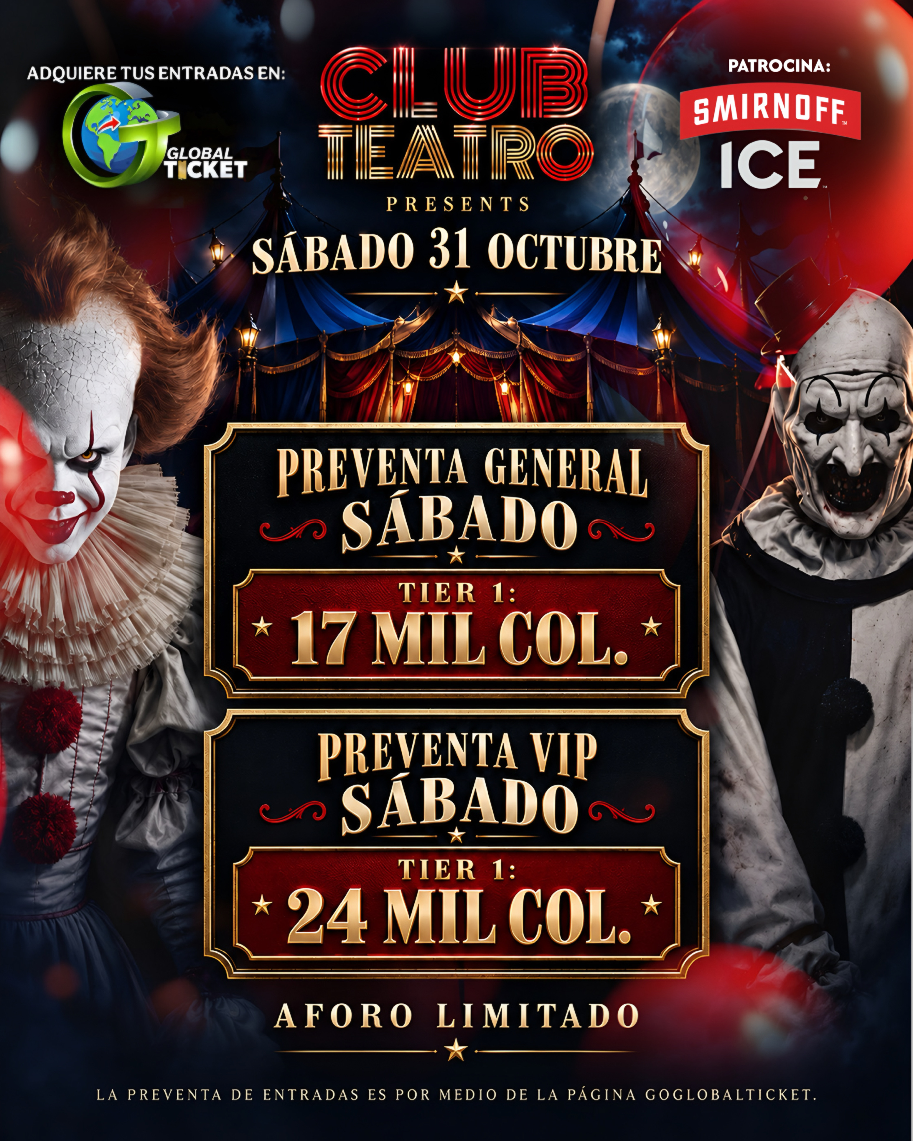 HALLOWEEN PARTY SÁBADO GENERAL