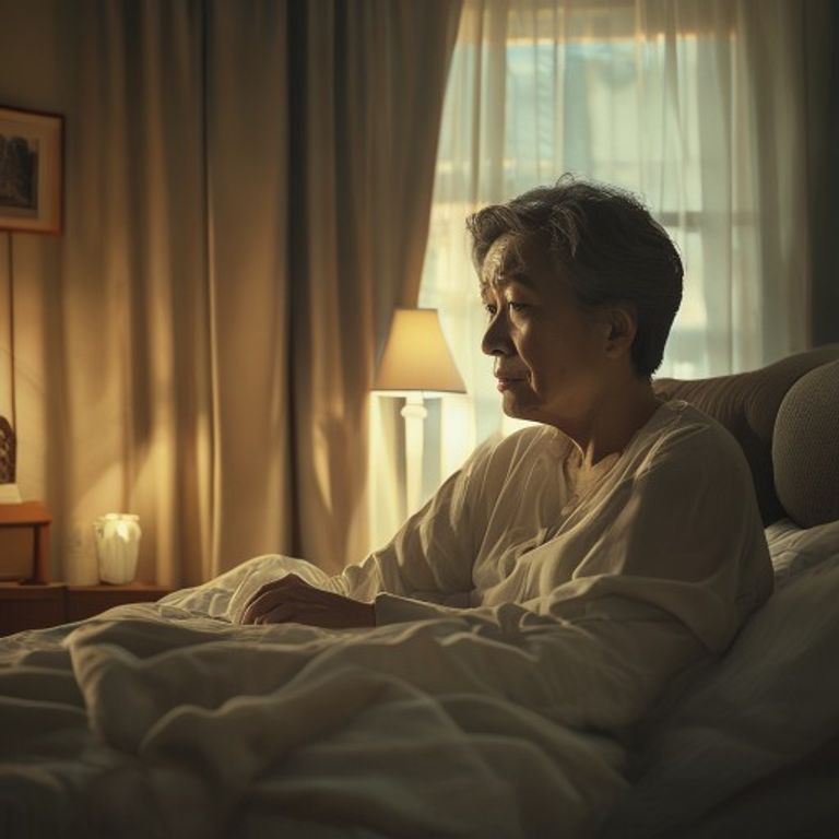 Banner showing wake up feeling anxious