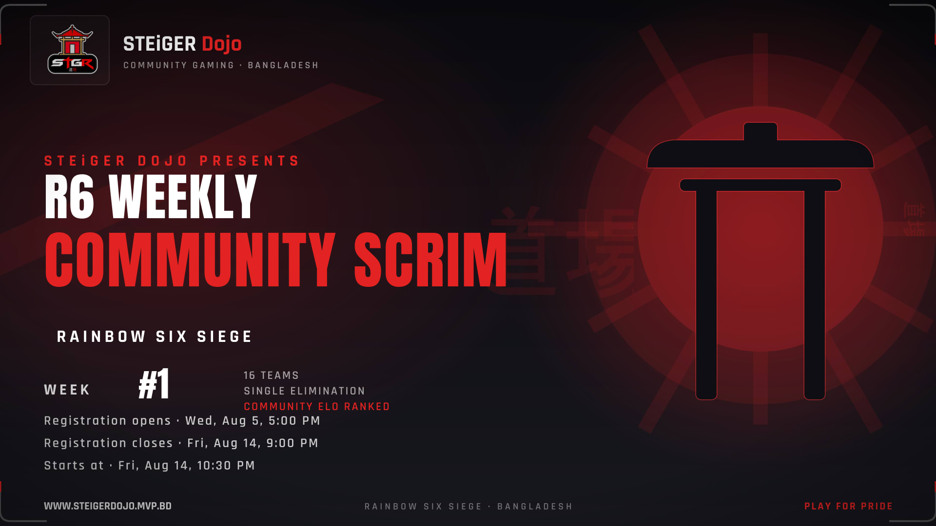 Rainbow Six Siege Weekly Scrim #1