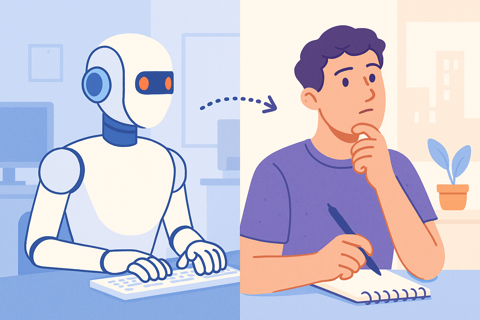 AI vs. Human Copywriters: A Beginner's Side-by-Side Test
