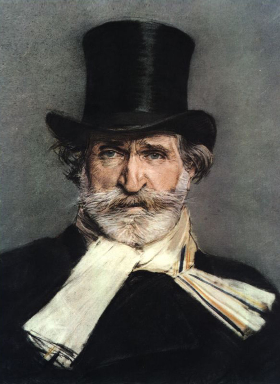 Retrato de G. Verdi por Boldini