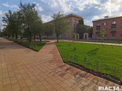 Обновленный сквер в Волгограде украсят надписью: «Советский район»