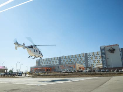 В Волгоградской области  санитарный вертолет сделал почти 400 вылетов