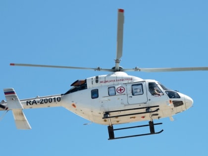 В Волгоград вертолетом экстренно эвакуировали обгоревшую женщину