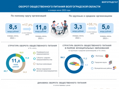 11 млрд рублей волгоградцы пропили и проели в кафе за полгода