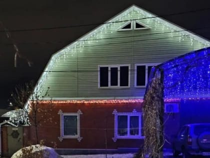 Камышане выкладывают в соцсетях ракурсы с искусно украшенными к Новому году домами