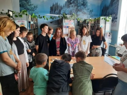 В Пушкинский день ребята поучаствовали в библио-квесте