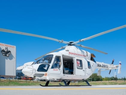 К 100-летней жительнице Камышина прилетел вертолет санавиации