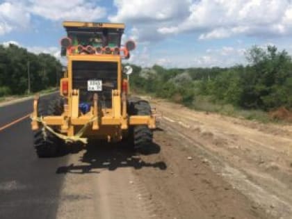 Идёт обновление автомобильной дороги
