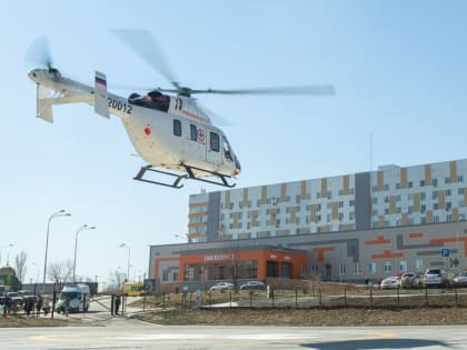 Санитарный вертолет в Волгоградской области эвакуировал 387 пациентов в 2023 году