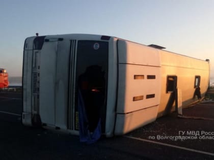 В Волгоградской области леговушка протаранила автобус: 1 человек погиб, 6 ранено