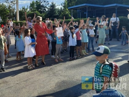 Волжские детсадовцы празднуют День рождения города